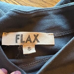 Flax Sleeveless Black Dress/Tunic EUC Sz S